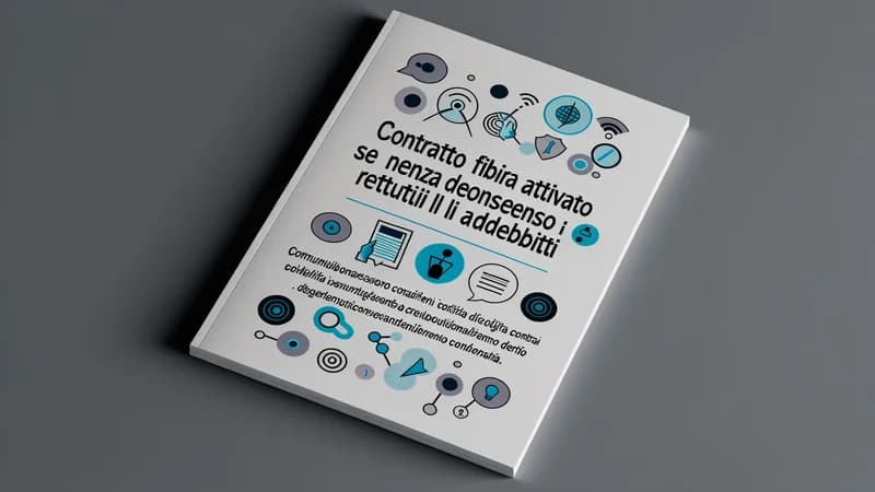 Contratto fibra attivato senza consenso e recupero di tutti gli addebiti